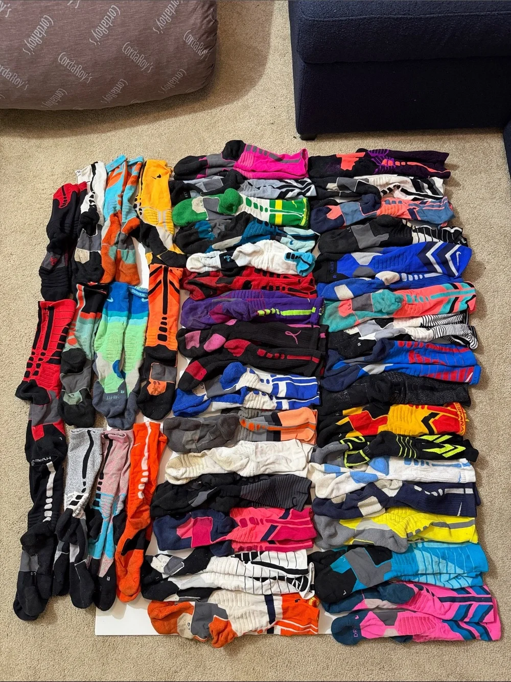 Vintage lot of Nike Elite and Hyperelite socks (45 pairs)